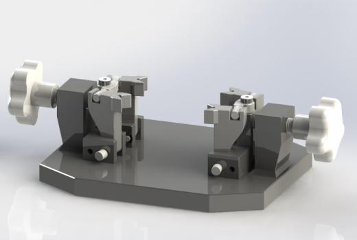 推杆式夹紧器工装夹具3D图纸 STEP IGS格式缩略图